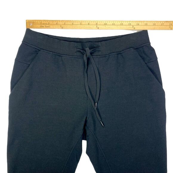 Lululemon Jogger Mens Size Large Black City Sweat Athletic Drawstring Pants - Picture 8 of 14